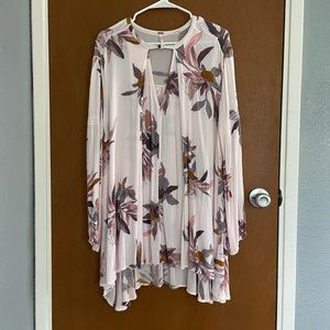 Free People Electric Orchid Swing Tunic
